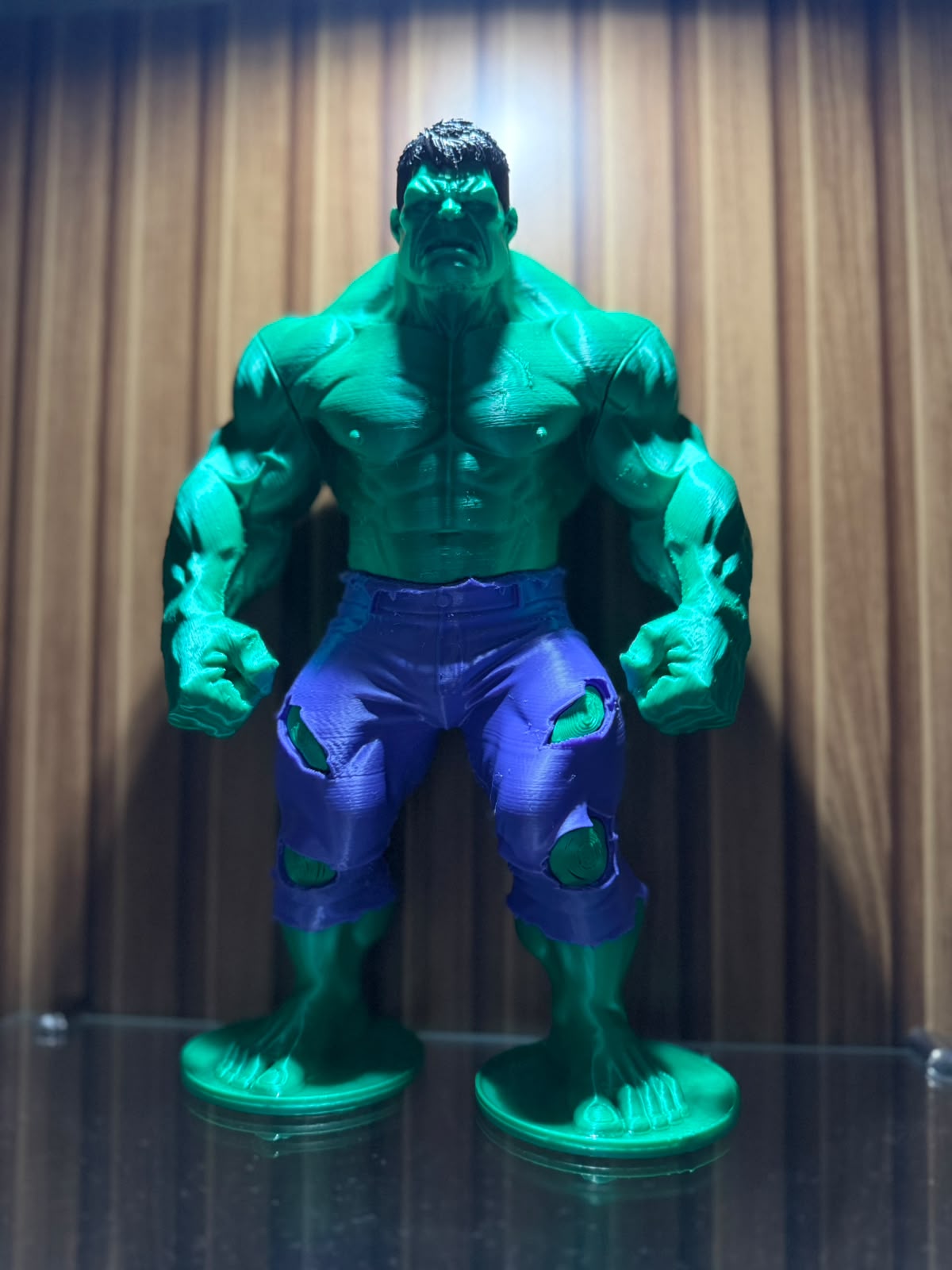 Boneco Hulk - Impressão 3D — peça impressa em 3D por Maker 3dfabX