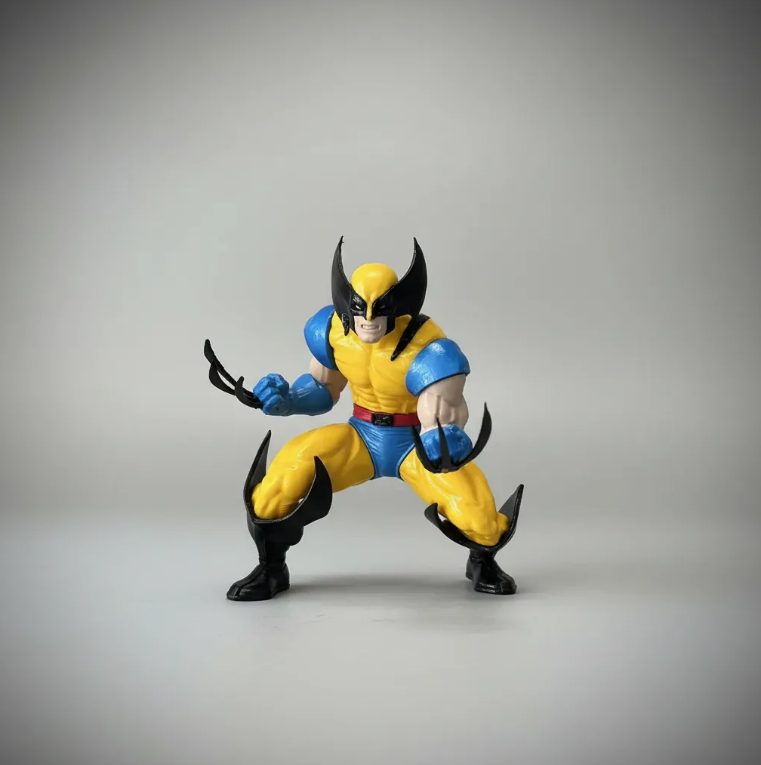 Boneco Wolverine - Impressão 3d + Verniz — peça impressa em 3D por H.A.D IMPRESSÃO 3D