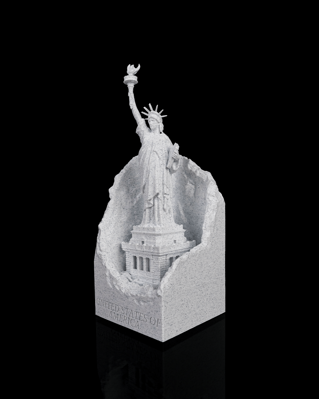 Estatua da liberdade — peça impressa em 3D por Maker 3dfabX